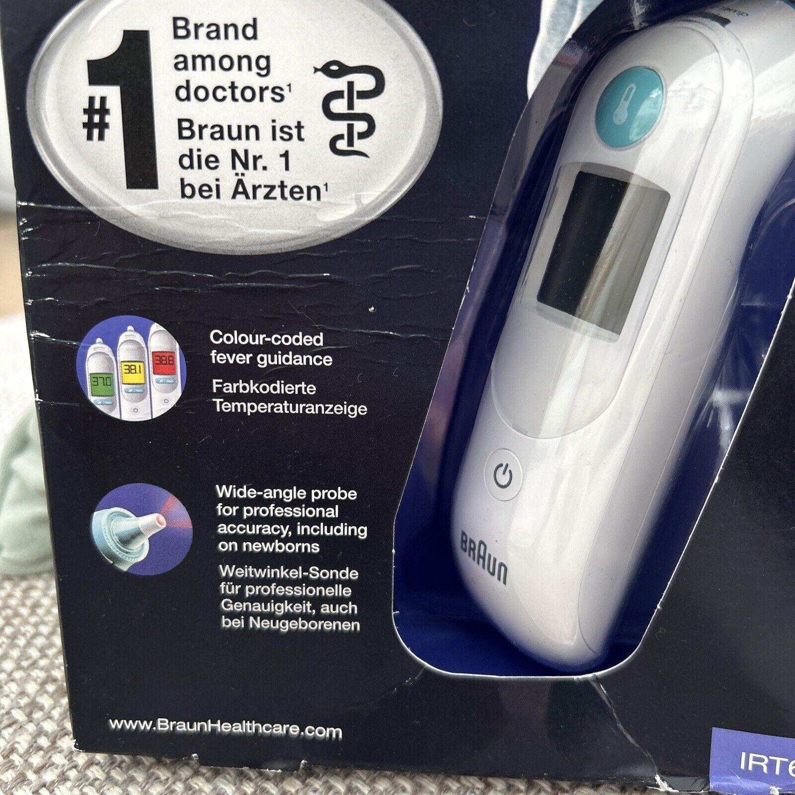 Braun Infrared Ear Thermometer & Case