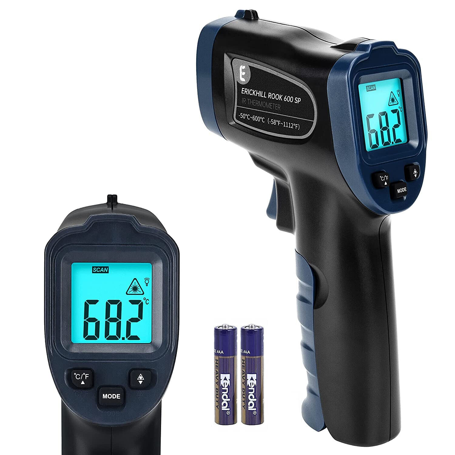 Erickhill Infrared Thermometer with Case & Laser