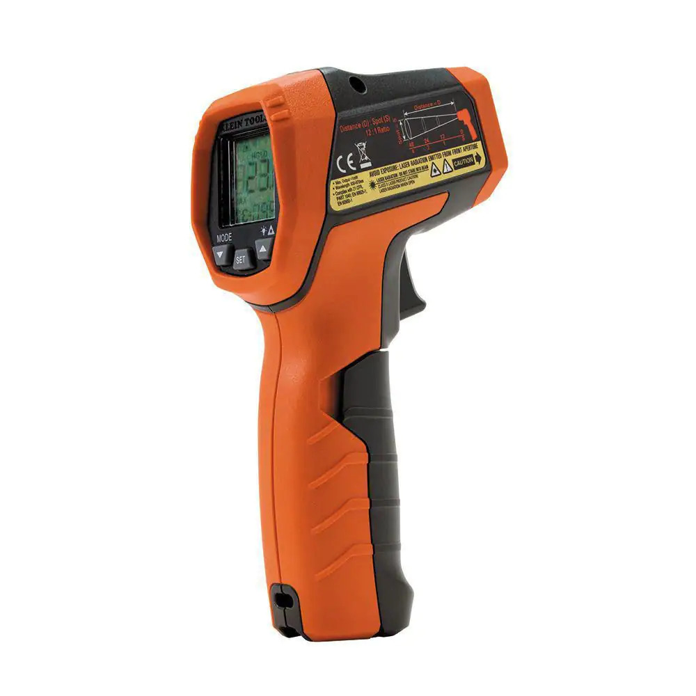 Infrared Thermometer with Dual Laser Targeting Range