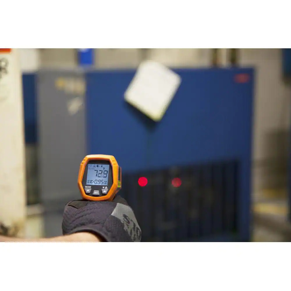Infrared Thermometer with Dual Laser Targeting Range