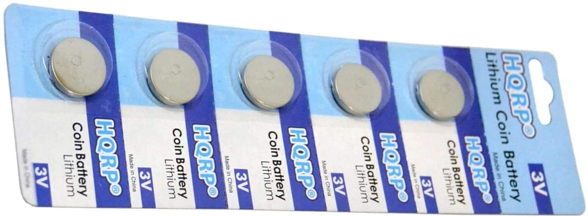 5-Pack Coin Lithium Battery for Vicks Thermometers