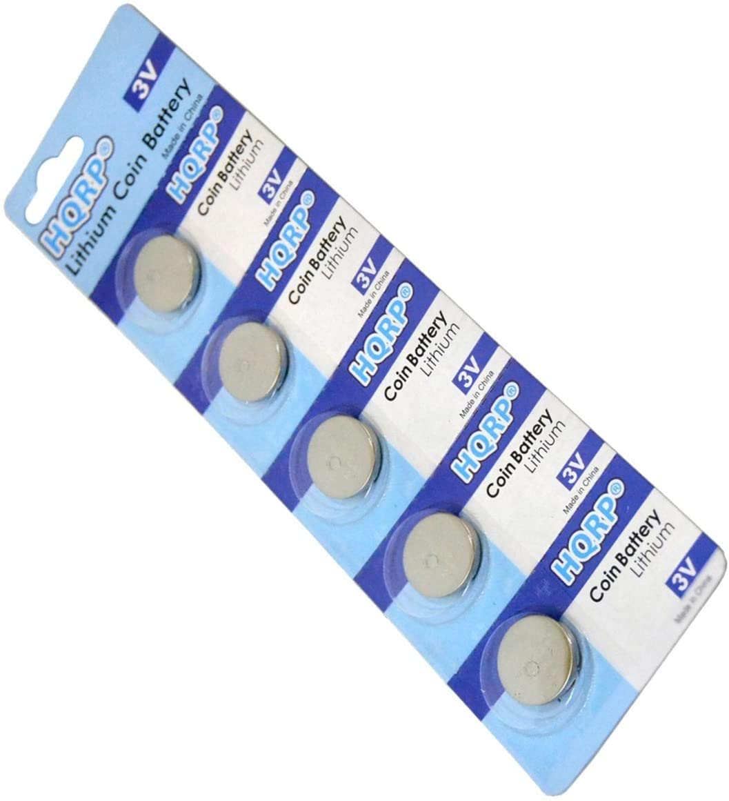 5-Pack Coin Lithium Battery for Vicks Thermometers