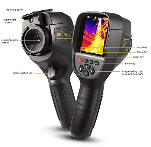 Handheld Infrared Thermometer with Color Display Screen
