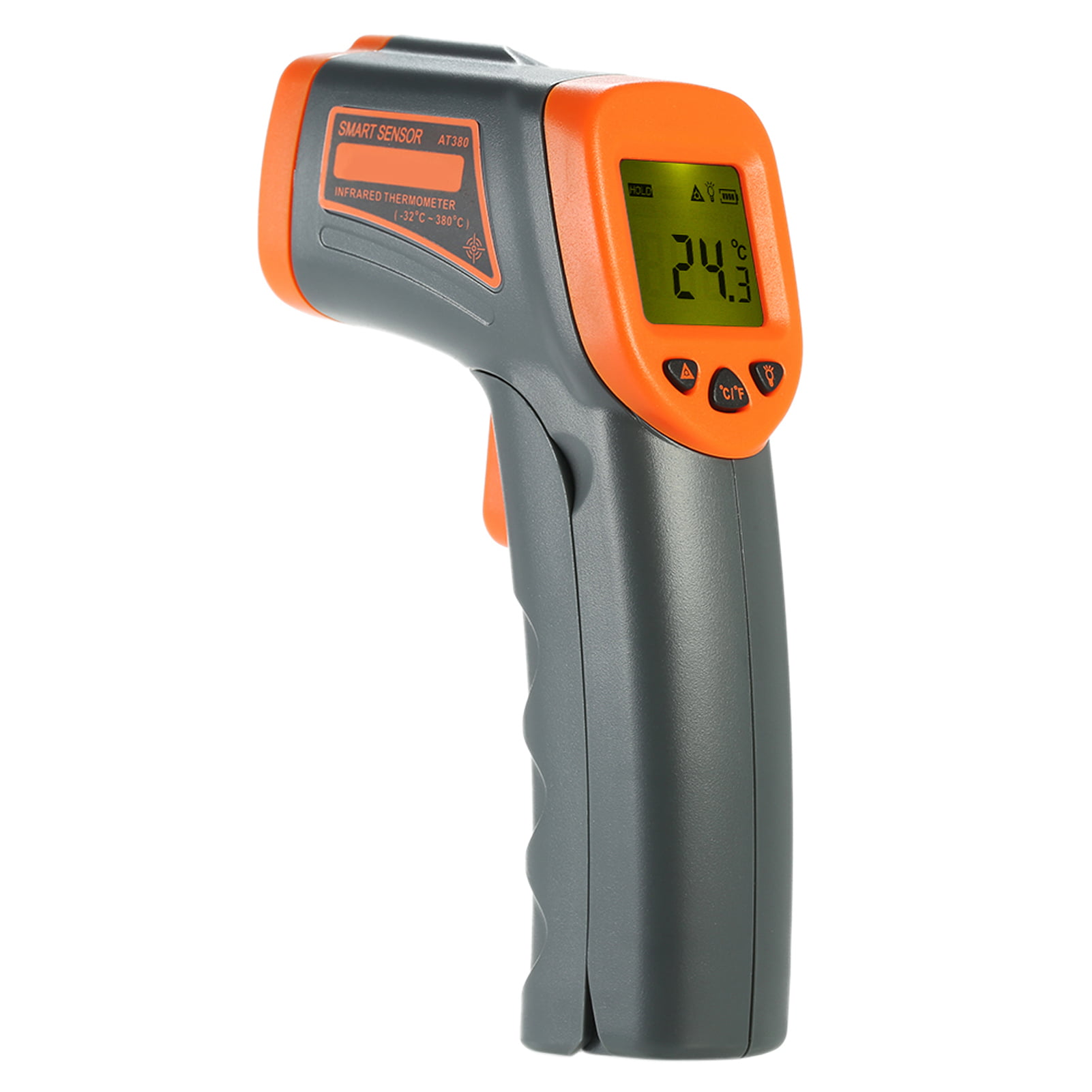 Portable Non-contact Infrared Thermometer with LCD Display