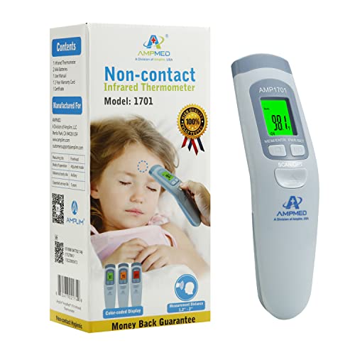 Medical Grade Infrared Forehead Thermometer with Fever Alarm