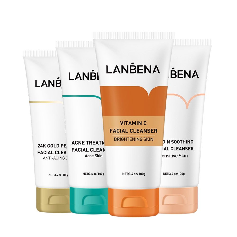 LANBENA 24K Gold Peptide Facial Cleanser