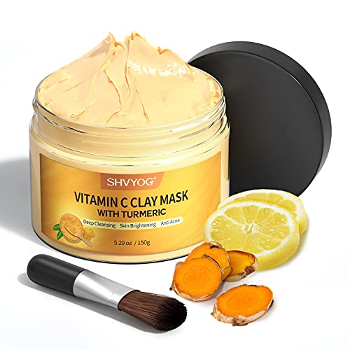 Kurkuma Vitamin C Clay Mask for Glowing Skin