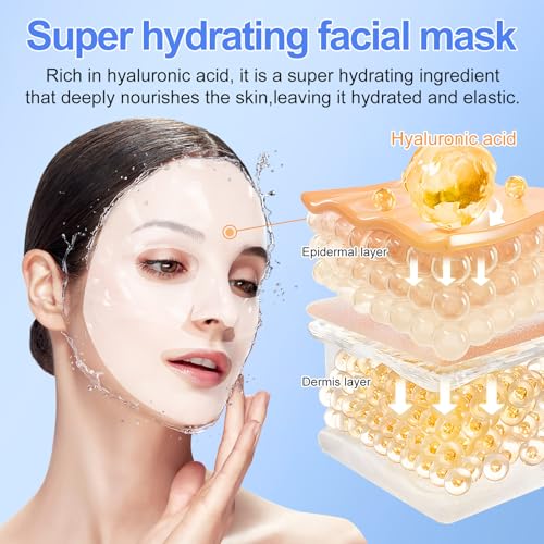 Hydrating Collagen Mask for Youthful Skin, 6 Pack