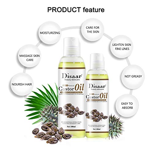 Pure Natural Castor Oil - Hydrating Moisturizer