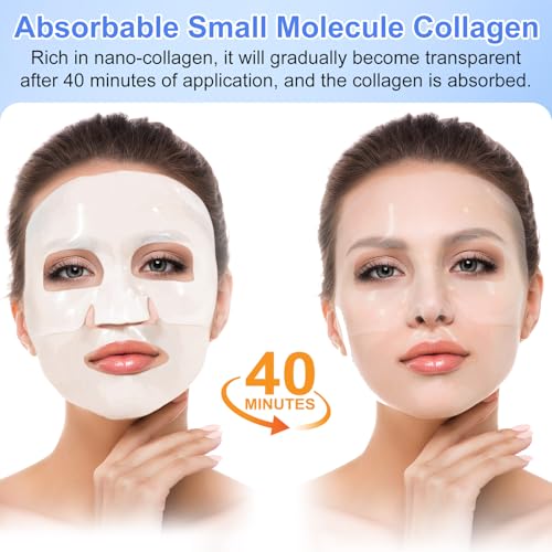 Hydrating Collagen Mask for Youthful Skin, 6 Pack