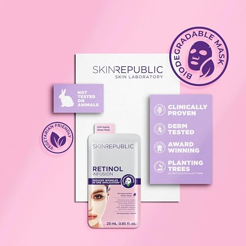 Skin Republic Retinol Infusion Biodegradable Sheet Mask