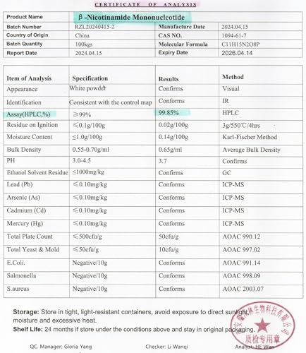 NAD+ & Trans-Resveratrol Anti-Aging Supplement 1000mg