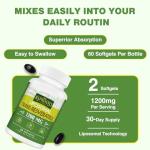 1200mg Pure Trans-Resveratrol Softgels for Anti-Aging