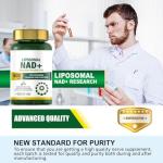 Liposomal NAD+ 500mg Capsules for Anti-Aging