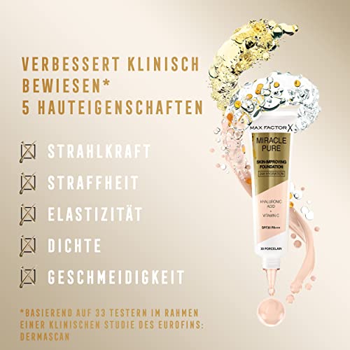 Max Factor Miracle Pure Foundation - Soft Toffee 84