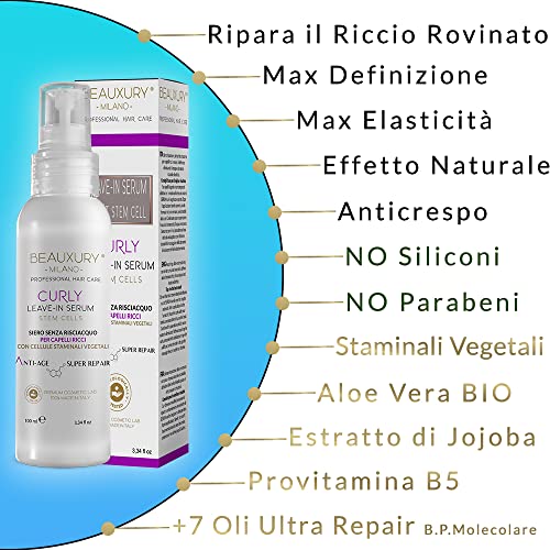 Leave-In Serum for Curly Hair with Plant Stem Cells