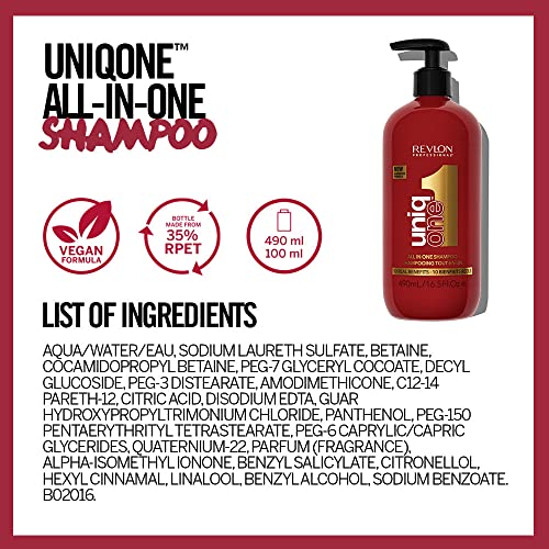 Revlon UniqOne Shampoo for Smooth, Shiny Hair