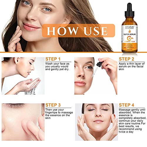 20% Vitamin C Serum with Hyaluronic Acid for Anti-Aging