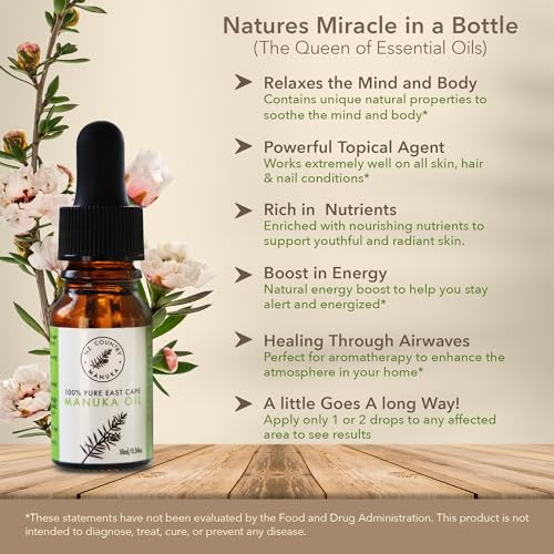 Pure New Zealand Manuka Oil for Skin and Hair