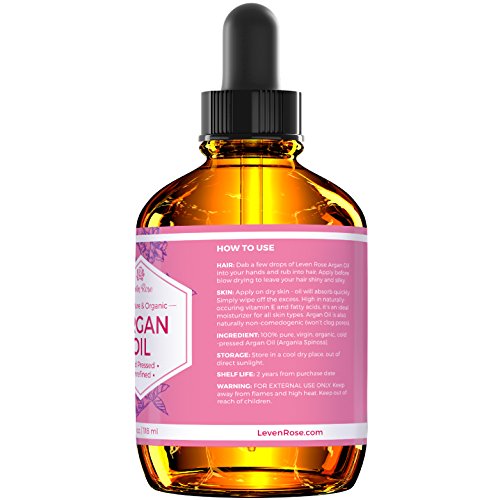 Leven Rose 100% Pure Argan Oil - 4 oz