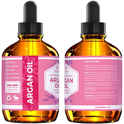 Leven Rose 100% Pure Argan Oil - 4 oz