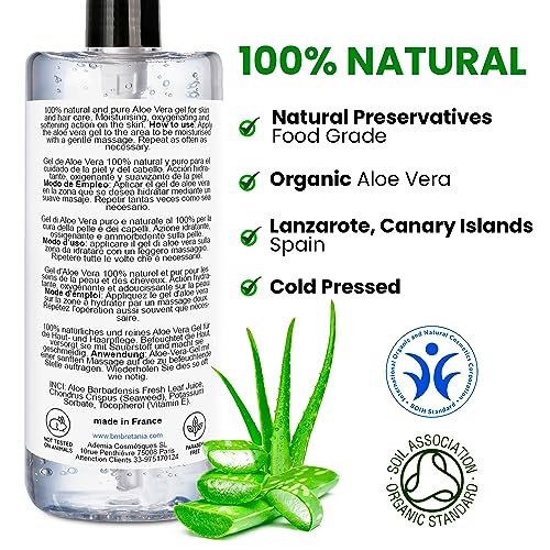 100% Natural Aloe Vera Gel - 1000 ml