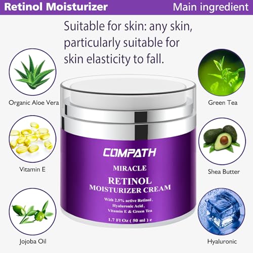 Retinol Moisturizer Cream for Youthful Skin