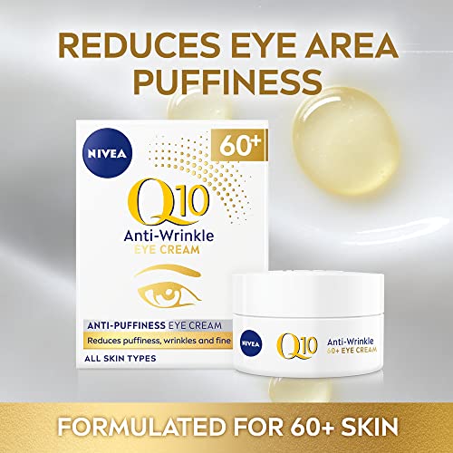 NIVEA Q10 Anti-Puffiness Eye Cream for 60+ Skin