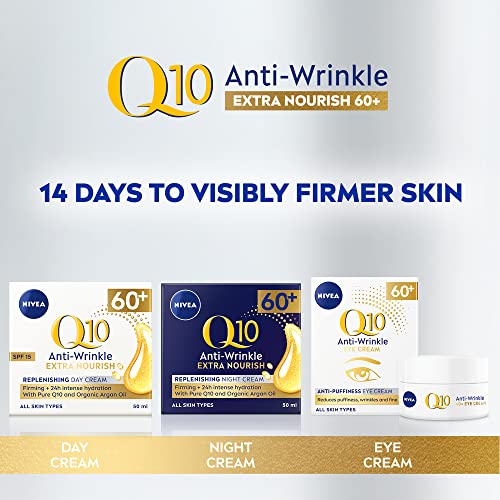 NIVEA Q10 Anti-Puffiness Eye Cream for 60+ Skin