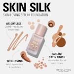 Makeup Revolution Skin Silk Serum Foundation, F7