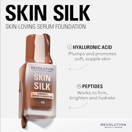 Makeup Revolution Skin Silk Serum Foundation, F7