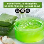 100% Organic Aloe Vera Gel for Skin and Hair