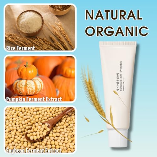 Moisturizing SPF 50+ Sunscreen with Rice Extracts