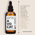 Organic Cold Pressed Avocado Oil for Skin and Hair