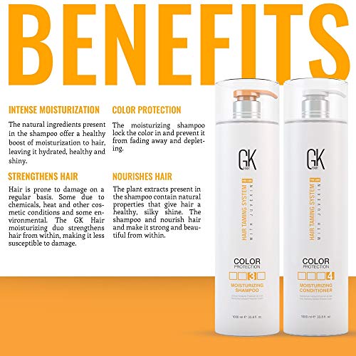 GK HAIR Moisturizing Shampoo & Conditioner Set