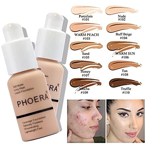 PHOERA Anti-Aging Foundation and CC Cream Set