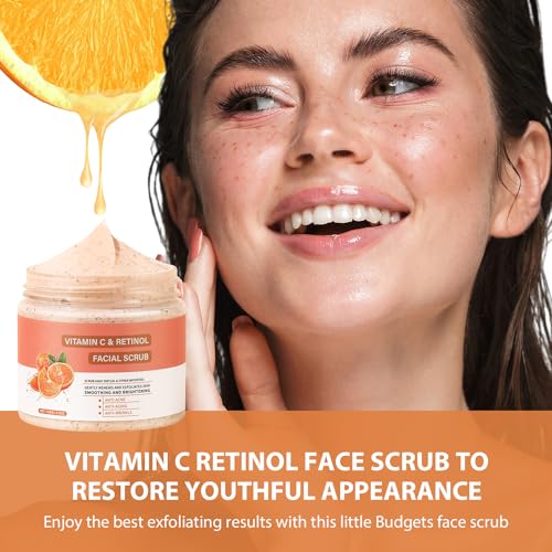 Retinol & Vitamin C Exfoliating Face Scrub