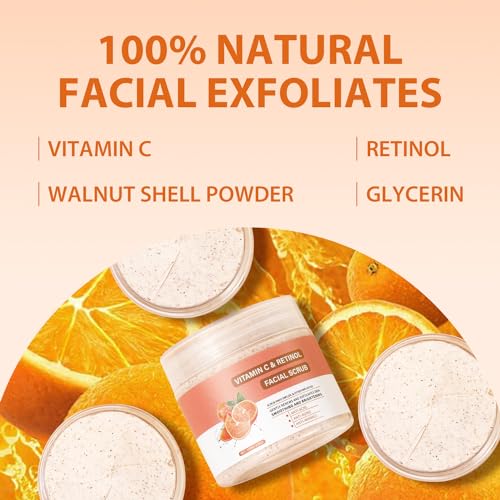 Retinol & Vitamin C Exfoliating Face Scrub