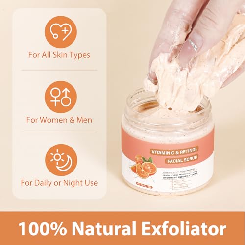 Retinol & Vitamin C Exfoliating Face Scrub
