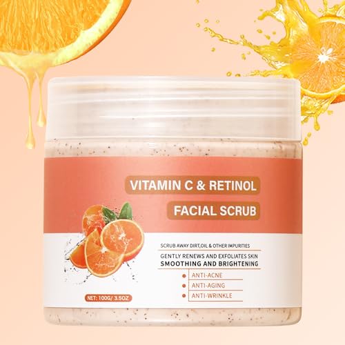 Retinol & Vitamin C Exfoliating Face Scrub