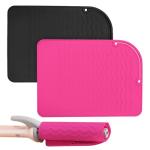 Silicone Heat Resistant Mat Set for Styling Tools