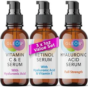 Retinol, Vitamin C & Hyaluronic Acid Serum Set