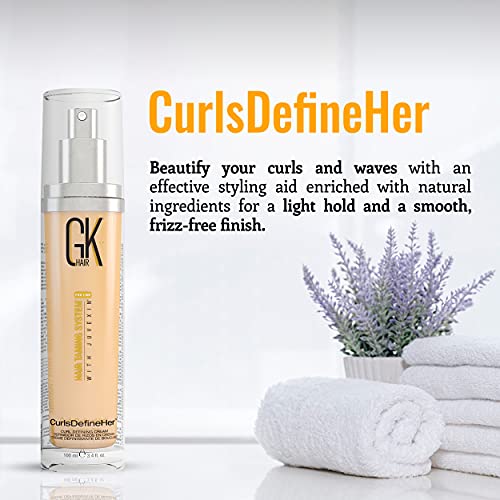 GK HAIR Curl Defining Cream for Frizz-Free Curls