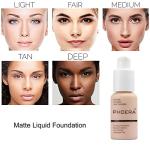 PHOERA Matte Liquid Foundation - Full Coverage, 30ml