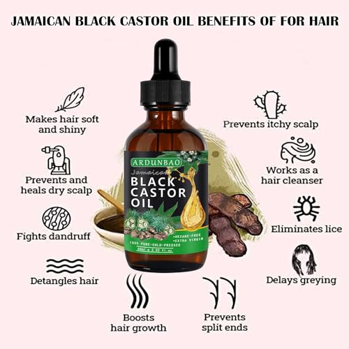 Pure Jamaican Black Castor Oil for Hair & Skin