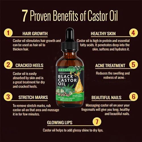 Pure Jamaican Black Castor Oil for Hair & Skin