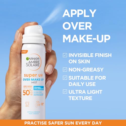 Garnier Sun Protection Mist SPF50 with Hyaluronic Acid