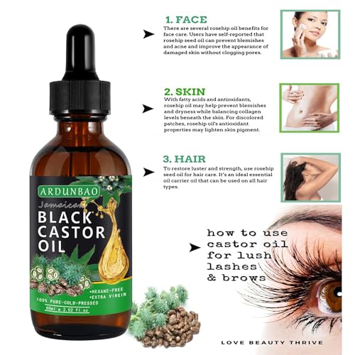 Pure Jamaican Black Castor Oil for Hair & Skin