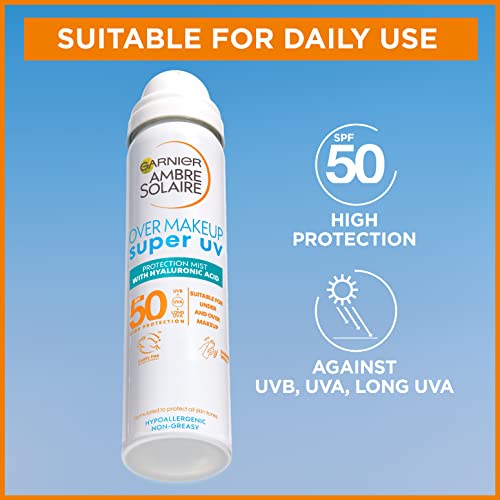 Garnier Sun Protection Mist SPF50 with Hyaluronic Acid