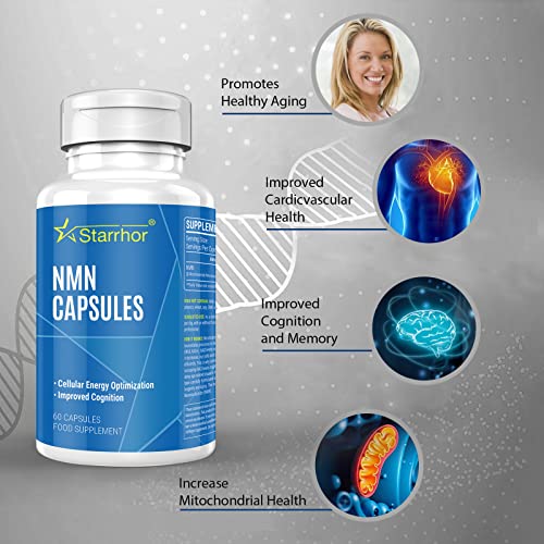500mg NAD+ Supplement for Energy and Anti-Aging